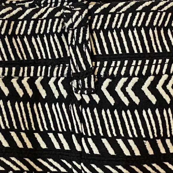 Anthropologie Maeve Black White Button‎ Front Fieldnotes Skirt US 8 #OB512596 - Picture 8 of 12